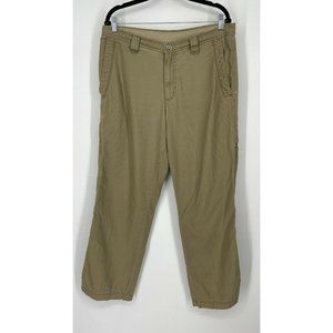 Columbia Omni- Shield Cargo Pants Men's Size 34x30 Mid Rise Outdoor Cotton Tan
